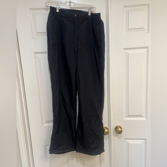 FERA SPORTSWEAR PANTS Women 14 SNOW SKI Black‎ Winter Sports POCKETS - Picture 1 of 11